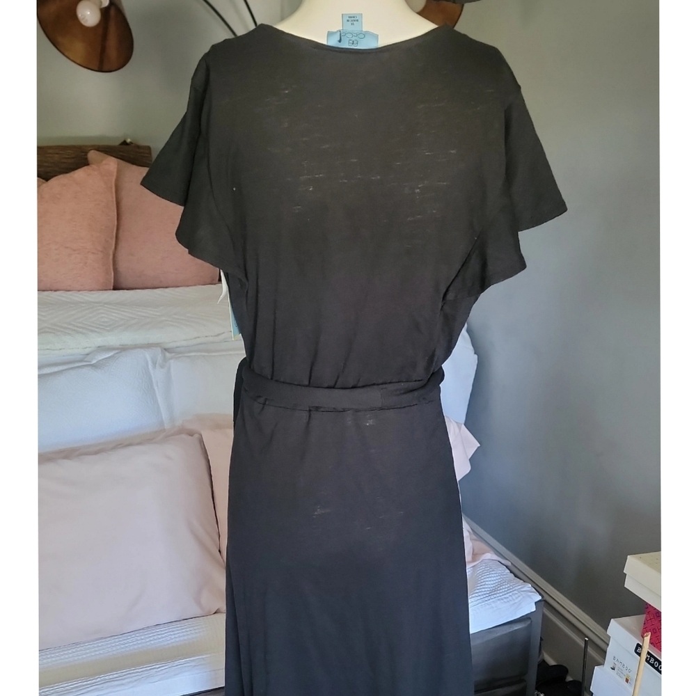 CeCe Black Flutter Sleeve Summer Dress - Size 1X - Picture 6 of 6